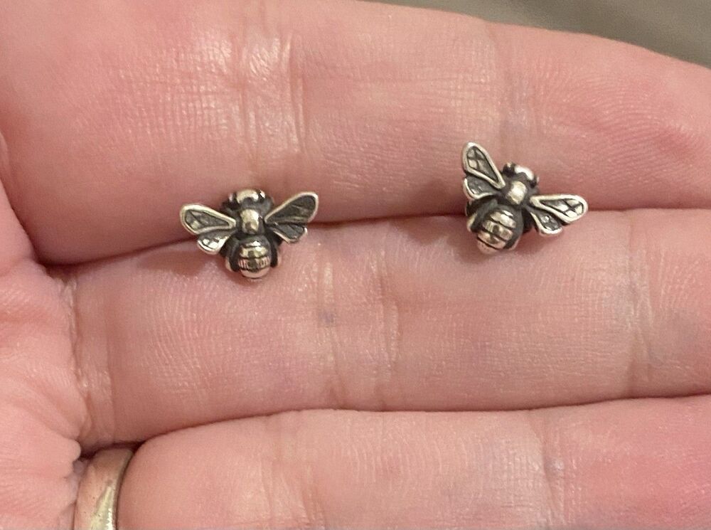 James Avery Retired Honey Bee Earrings